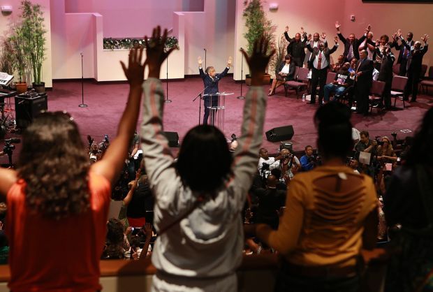 Healing, activism promised at Sunday services